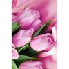 Full 5D Diy Diamond Painting Pink Tulips Embroidery Cross Stitch Home Decor Handmade Gift