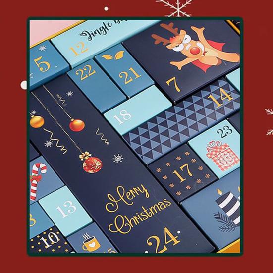 Yousheng Empty Advent Calendar 2024 Fillable DIY Christmas Countdown Box 24 Days Countdown Boxes Advent Calendar Gift for Friends Family
