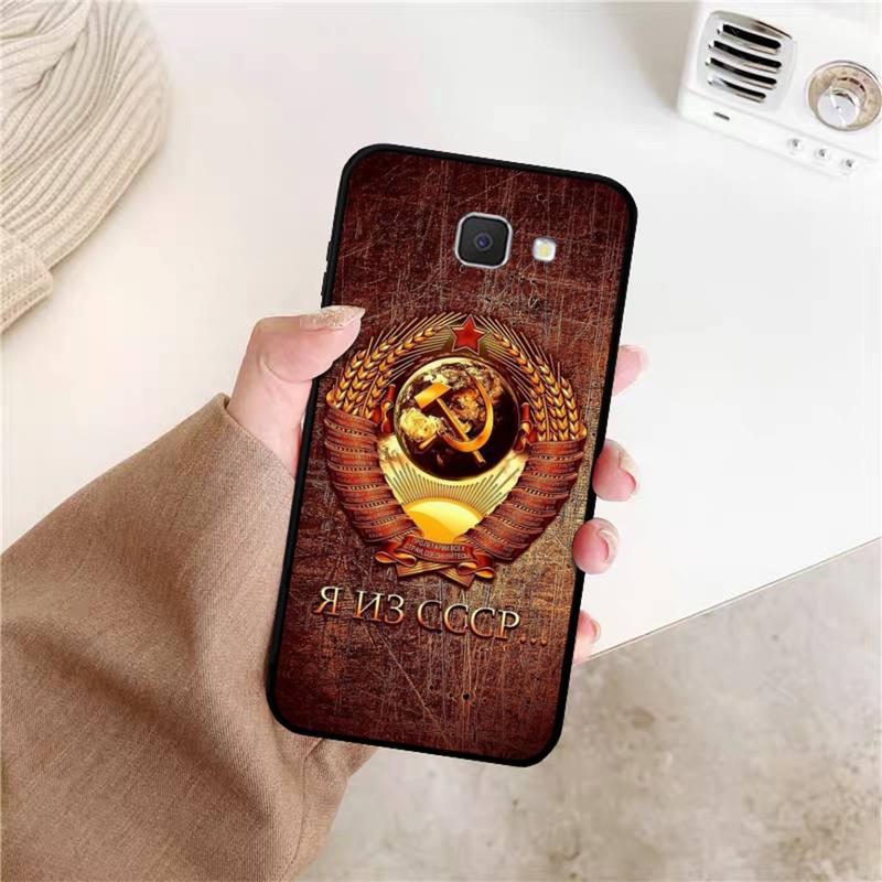 Винтажный чехол для телефона СССР CCCP для Samsung J8 J7 Core Dou J6 J4 plus J5 J2 Prime A21 A10s A8 A02