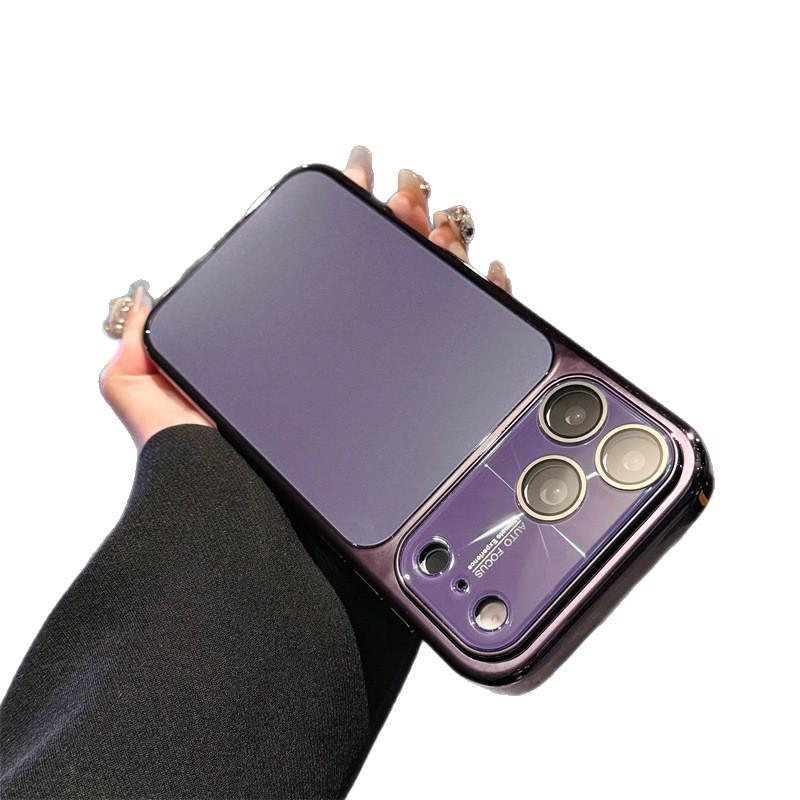 Универсальный защитный чехол с гальваническим покрытием для iPhone 17 Pro Max, с полным покрытием и большим окном, совместимый с Apple 16 Pro