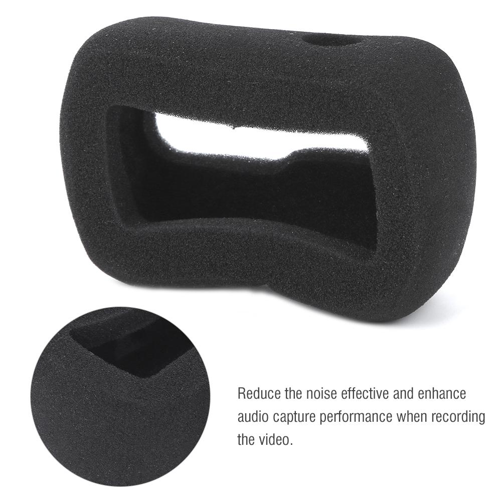 Action Camera Windslayer Windshield Noise Reduction Windproof Case for GOPRO HERO8 black