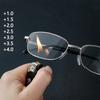 Стеклянные линзы, очки для чтения, мужские и женские увеличительные прозрачные хрустальные линзы для пресбиопии, диоптрийные очки с защитой от царапин + 150 250 350