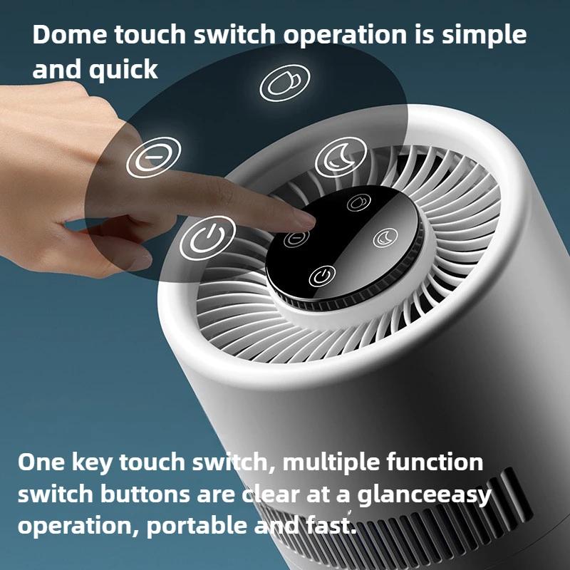 4L Fog Free Large Capacity Humidifier Sterilization Cold Evaporation Molecules USB Charging Safer Multiple Filtration Healthier