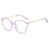 Purple Frame Cat Eye Prescription Glasses Women Anti Blue Light/Photochromic/Myopia/Farsighted/Progressive Customized Spectacles