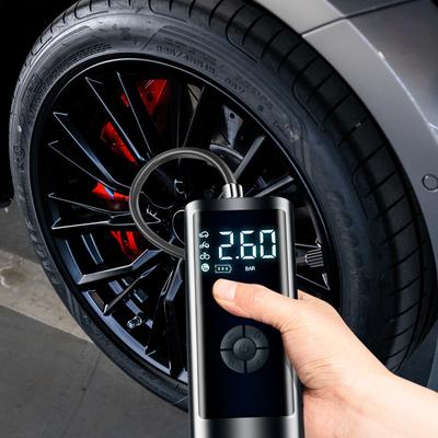 Автомобильный воздушный компрессор 12,6 В 150 фунтов на квадратный дюйм портативный беспроводной автомобильный насос для накачивания шин умный цифровой надувной насос для автомобиля велосипеда лодка воздушный насос