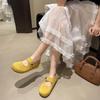 Женские летние шлепанцы Birkenstock в французском стиле на толстой подошве