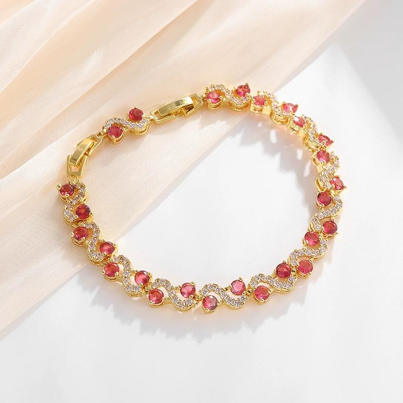 Браслет-цепочка со сверкающими стразами для женщин и девушек, элегантный, модный, для вечеринок, свадьбы, помолвки, свадебные украшения, подарок на годовщину