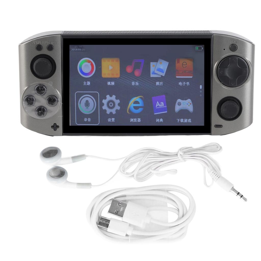 Handheld Game Console 5.1in HD Display Rechargeable Portable Game Console for Kids Birthday Gift