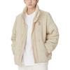 MLB New York Yankees Solid Color Sports Casual Bread Warm Windproof Down Jacket Unisex Jacket Beige 3ADJB0526-43BGS