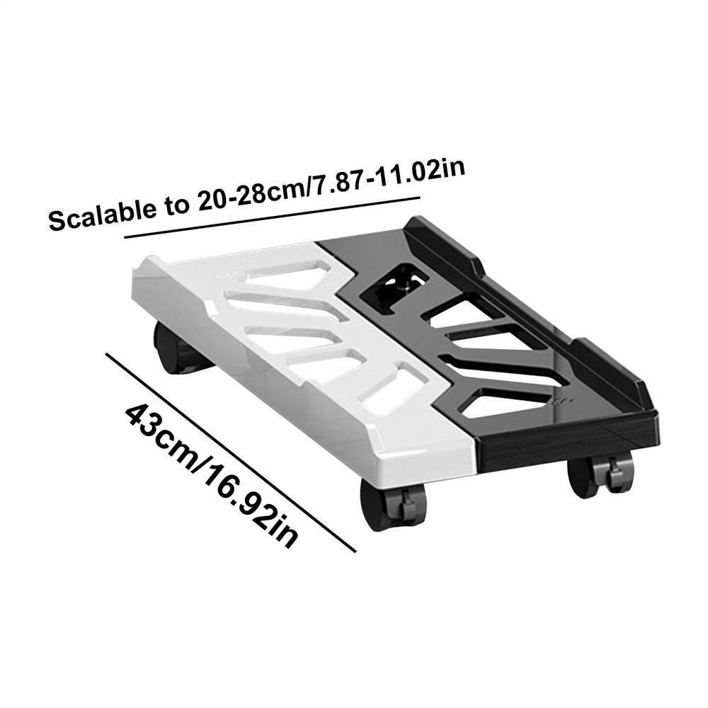 Регулируемая мобильная подставка для процессора, вентилируемая мобильная подставка для процессора, напольная тележка для ПК, передвижная подставка для компьютера с 4 колесиками