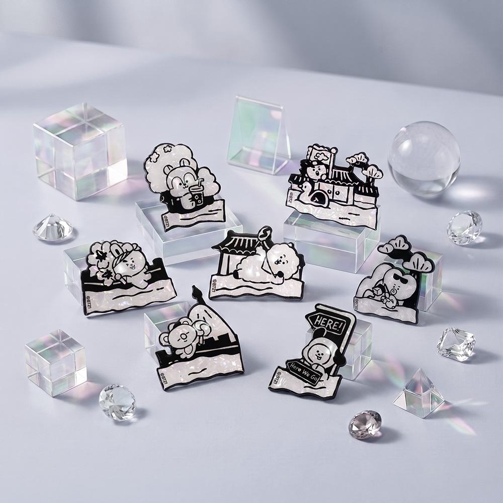 [[LINE FRIENDS] BT21 Голографическая Магнитная Головоломка Секретная Коробка