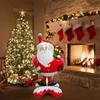 1PC New Style Card Suit Christmas Santa Claus Holiday Atmosphere Large Size Party Decoration