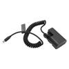 Type C LPE6 Full Decoded Dummy Battery DC Coupler Power Adapter for 5D4 6D2 7D Camera