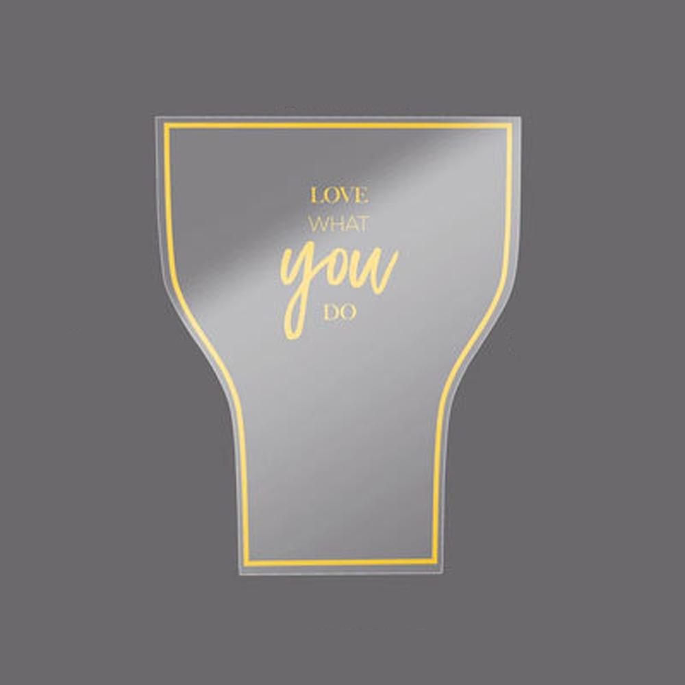 30 Pieces Transparent Flower Wrapping Bags Waterproof Flower Arrangement Bags  Mother's Day Party