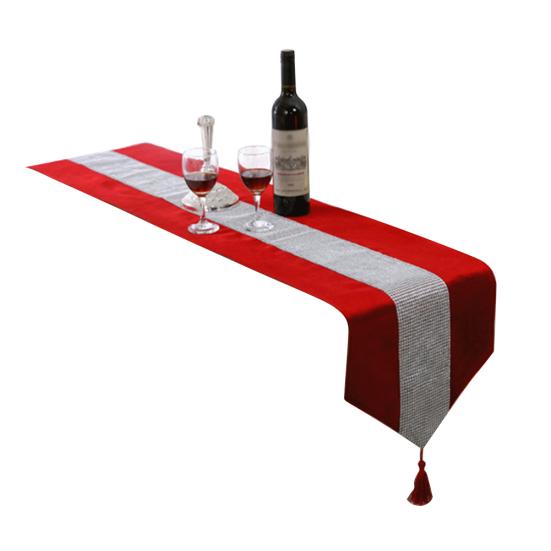Полосатая скатерть 180 см, обеденный стол, дорожка, праздничная кисточка, декор для еды