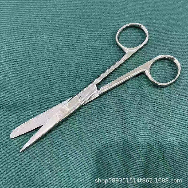 Медицинские и косметические ножницы: Хирургические прямые и изогнутые наконечники, снятие швов медсестрой, офтальмологические пинцеты, заостренные наконечники для двойного века