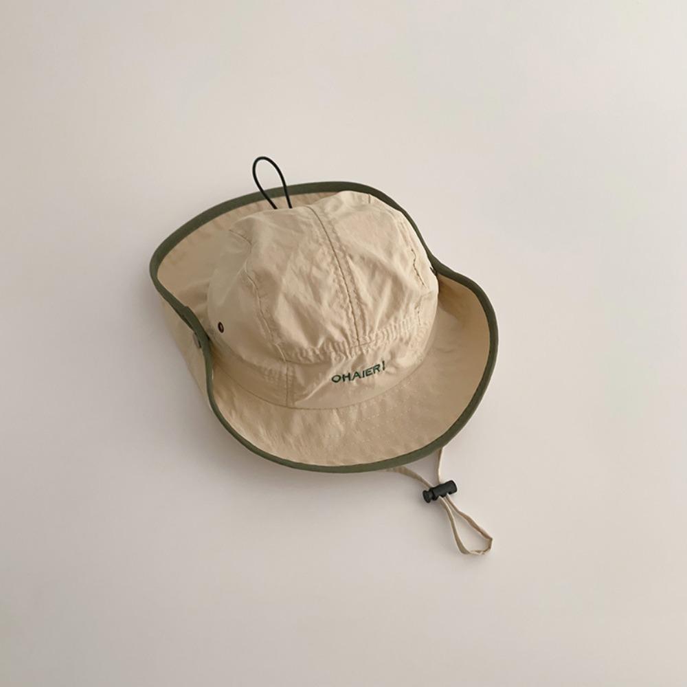 Summer Children Sunhat Quick-dry Fisherman Hat Ins Baby Bucket Hat  2-8 Years