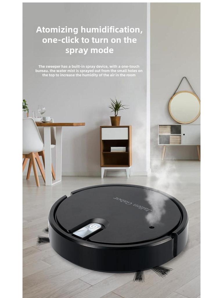 Многофункциональный интеллектуальный робот-пылесос с функцией распыления и мытья полов