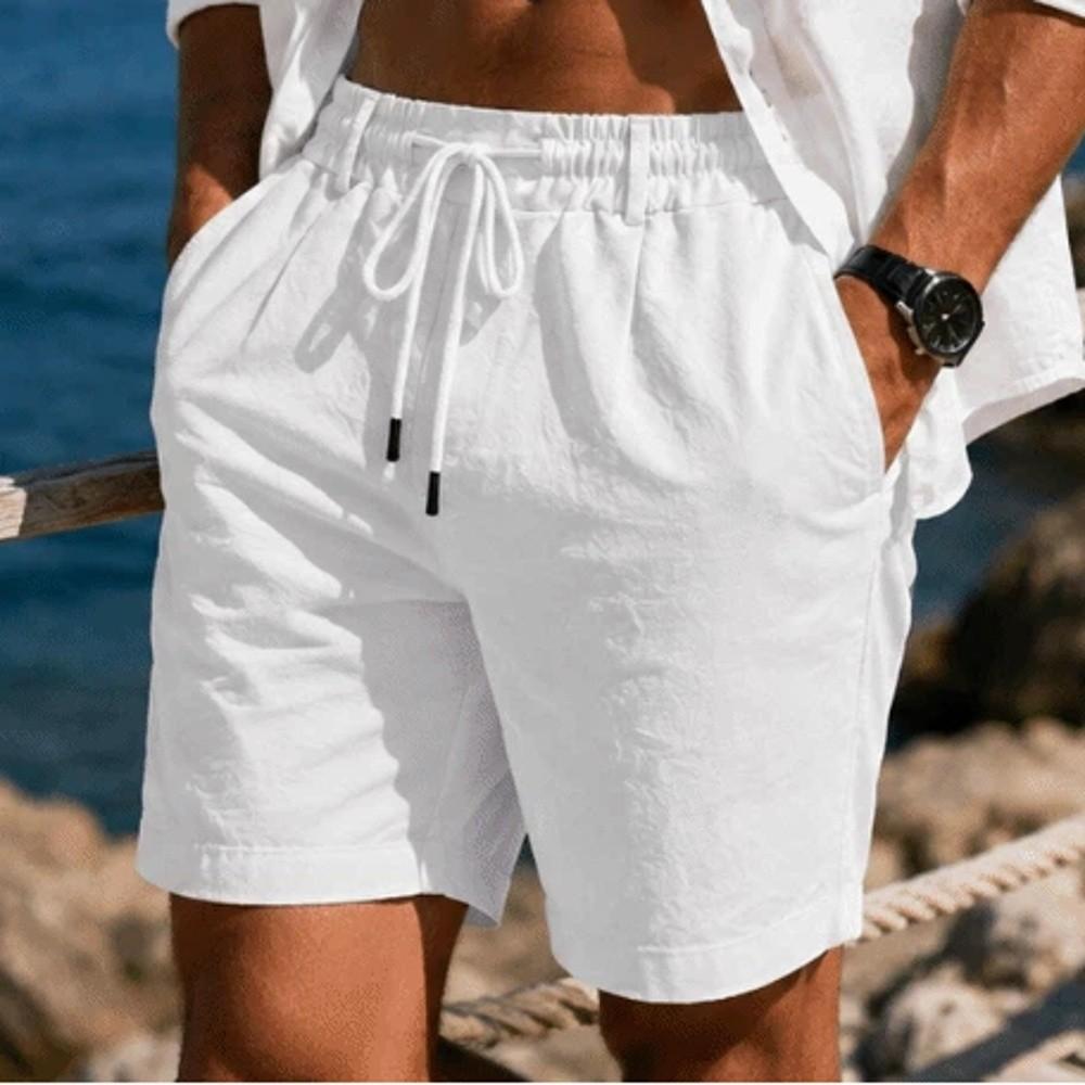 Elastic Waist Men's Shorts Loose Fit Sweatpants New Five Quarter Pants Summer Season