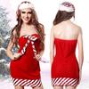 2023 New Santa Costume For Women Sexy Cos Party Dress In Velvet Fabric Adult Christmas Outfit