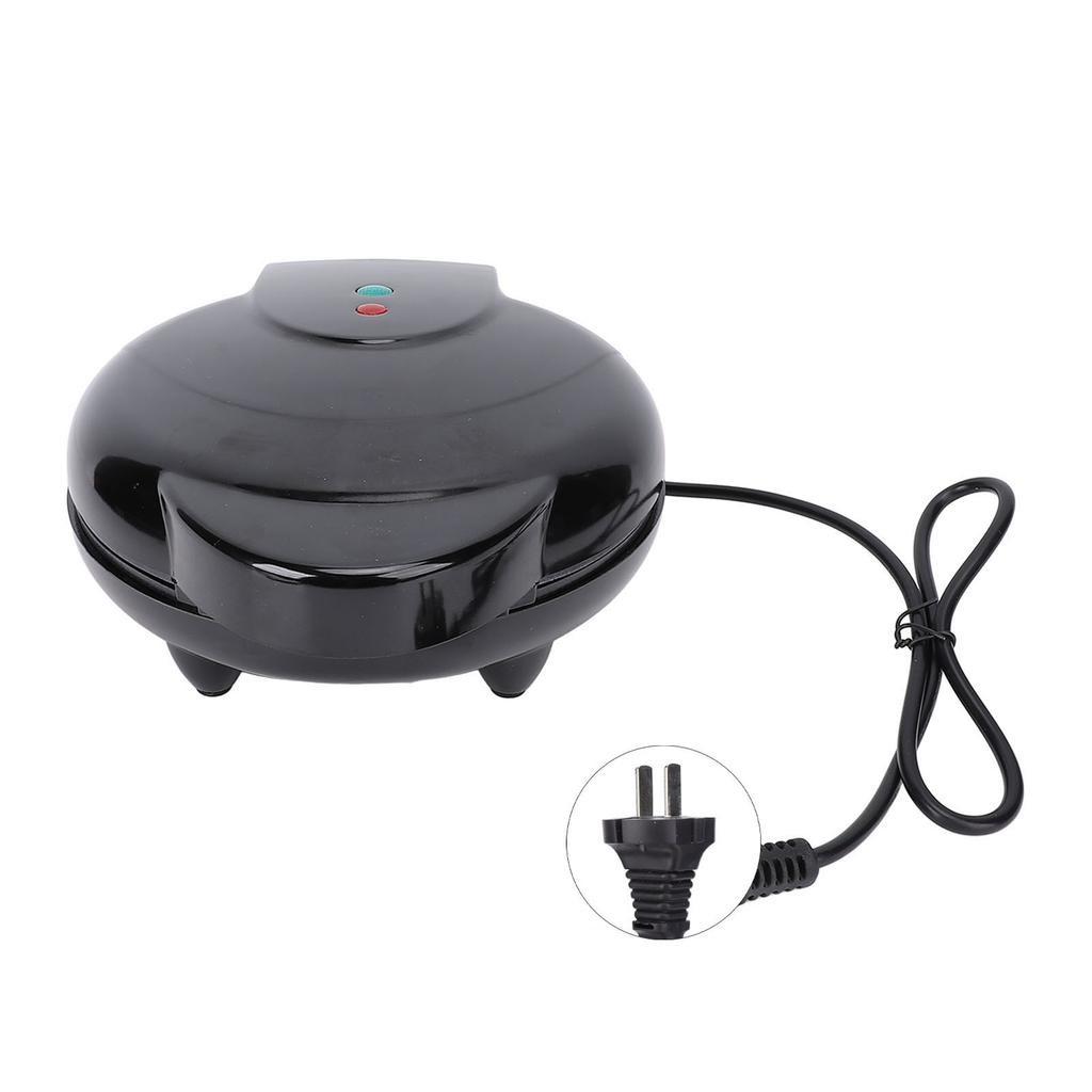 Мини-машина для приготовления пончиков с 7 отверстиями из нержавеющей стали, алюминиевая, с антипригарным покрытием, электрическая машина для приготовления пончиков для домашнего завтрака