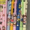 6Pcs Cute Cartoon Labubu Gel Pen Kawaii 0.5Mm Black Ink Press Pen School Supplies Girl&Child Stationery Gifts