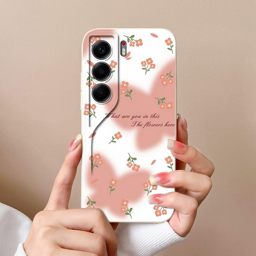For Tecno Camon 40 Pro Spack 30 Pova 6 Neo Phone Case Pretty Starry Sky Cat Pattern Liquid Silicone Advanced Dustproof Protective Shell For Tecno Capa
