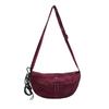 Crossbody bag women's bag nylon shoulder bag girl versatile casual bag sports underarm bag canvas bag dumpling bag