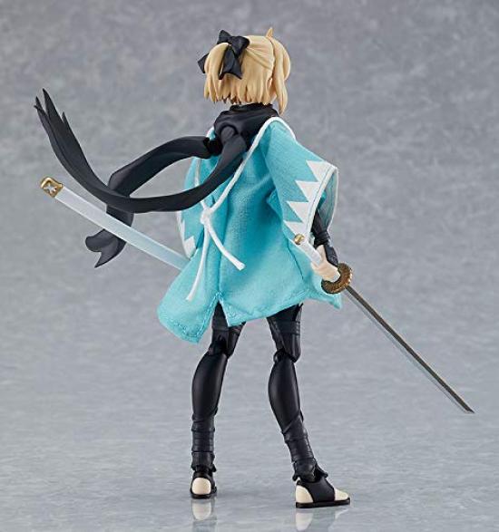 Figma FateGrand Order Сабер Окита Содзи Версия Восхождения. Немасштабная подвижная фигурка из АБС-пластика и ПВХ, предварительно окрашенная