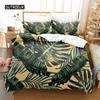 Tropical Green Plant Bedding Set Duvet Cover Set 3d Bedding Digital Printing Bed Linen Queen Size Bedding Set Fashion Design