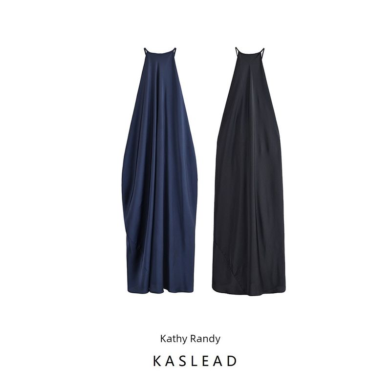 Kaslead New Arrival Women's Clothing Fashion Style Fashion Silk Satin Texture Sleeveless Dress 3068965 800