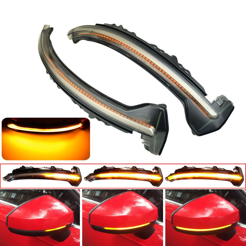 2 шт. Динамический светодиодный указатель поворота на боковом крыле, зеркале заднего вида, с эффектом текущей воды для TT TTRS MK3 8S R8