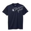 Champion Short Sleeve Odor with Graphic Logo Print Men's T-Shirt, Navy, C3-BV302, 100% Polyester, Antibacterial, Resistant, Breathable, Quick-Drying,