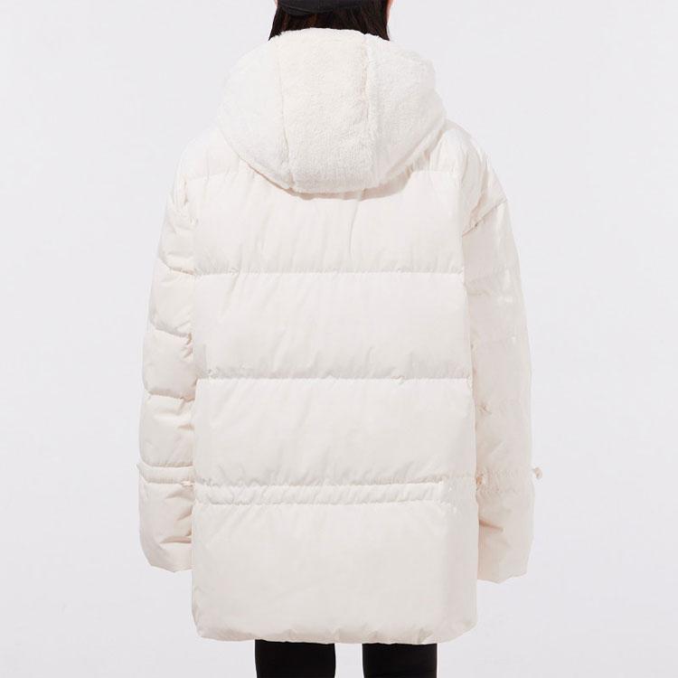 Adidas Originals Trefoil Down Jacket Winter Women's Ecru (Unisex) Down Jackets GU1783