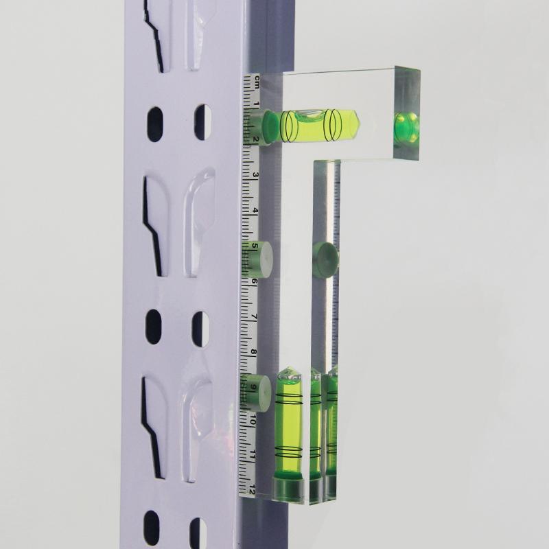 Полностью прозрачный L-образный горизонтальный пузырьковый уровень 120 Высокоточный мини-пузырьковый уровень Бытовой магнитный уровень