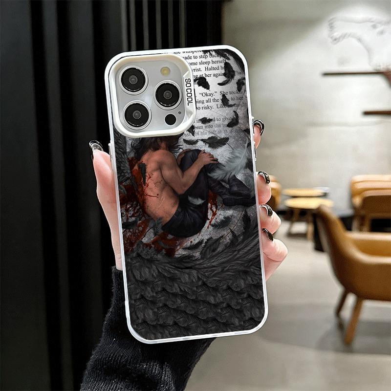 Acotar A Court of Mist and Fury Мягкий чехол для телефона для iPhone 15 16 17 Pro Max 17Air 16E 14 Plus 13 12 Mini Ударопрочный чехол Задняя часть S