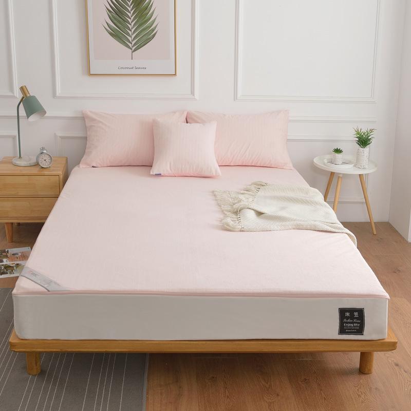 Хлопчатобумажное полотенце, шестисторонняя водонепроницаемая простыня, противоскользящий коврик и коврик для защиты от мочи, покрывало Mengsi, молния, пылезащитный чехол