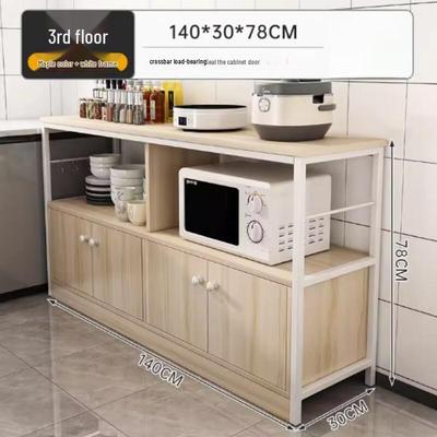 Многофункциональный кухонный шкаф для хранения с разделочным столом