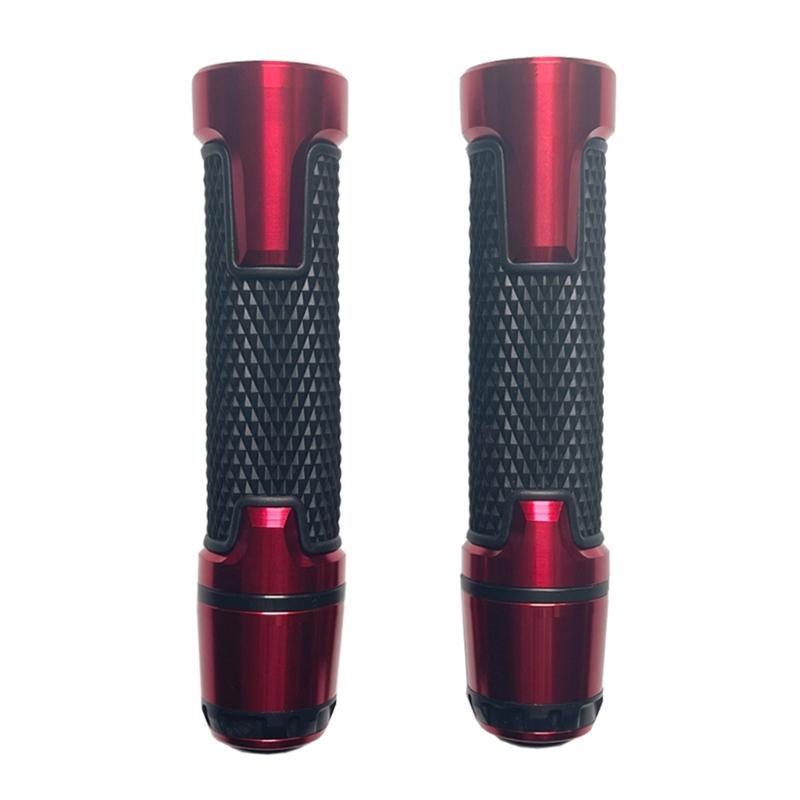 2 шт. мотоциклетные ручки, нескользящие резиновые ручки для руля, 7/8" 22 мм, удобные ручки для руля мотоцикла, ручки для руля