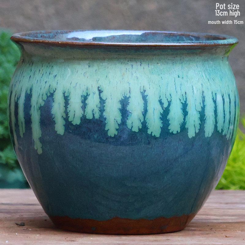 Специальное предложение: Высокий ретро-керамический цветочный горшок для суккулентов или зеленого редиса