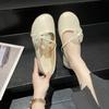 Fashion Women's Shoes 2024 Mary Janes Woman Flats Sweet Dress Flats Girls Bow Tie Round Toe Shallow Slip On Soft Bottom Shoes Ladies