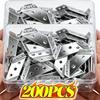 Furniture Corner Connector Stainless Steel Angle Code for Cabinet Angle Shelf Support Fixed Brace Kits with Screw