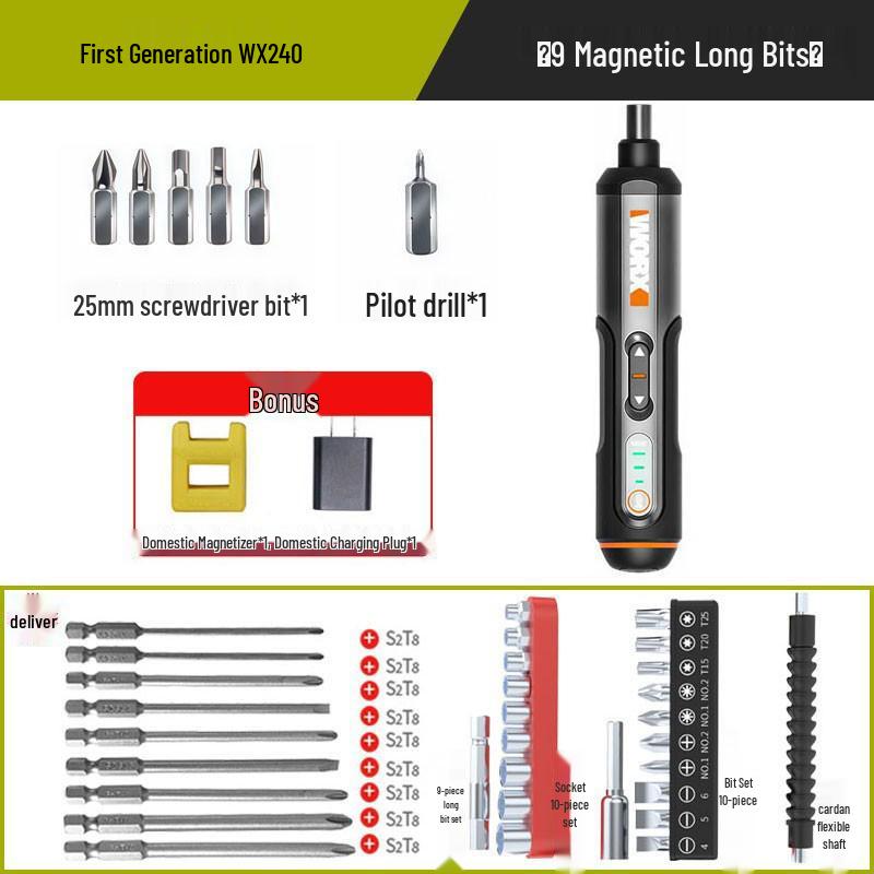 Wickes WX242 Rechargeable Multifunctional Electric Screwdriver