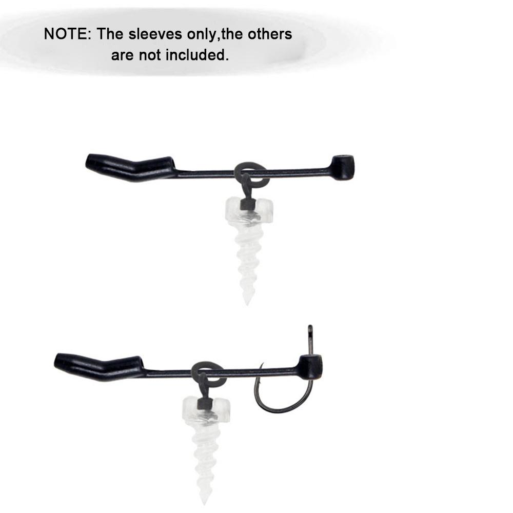 30 шт., рыболовные крючки с рукавами D, выравниватель, терминал, снасти, аксессуары для ловли карпа