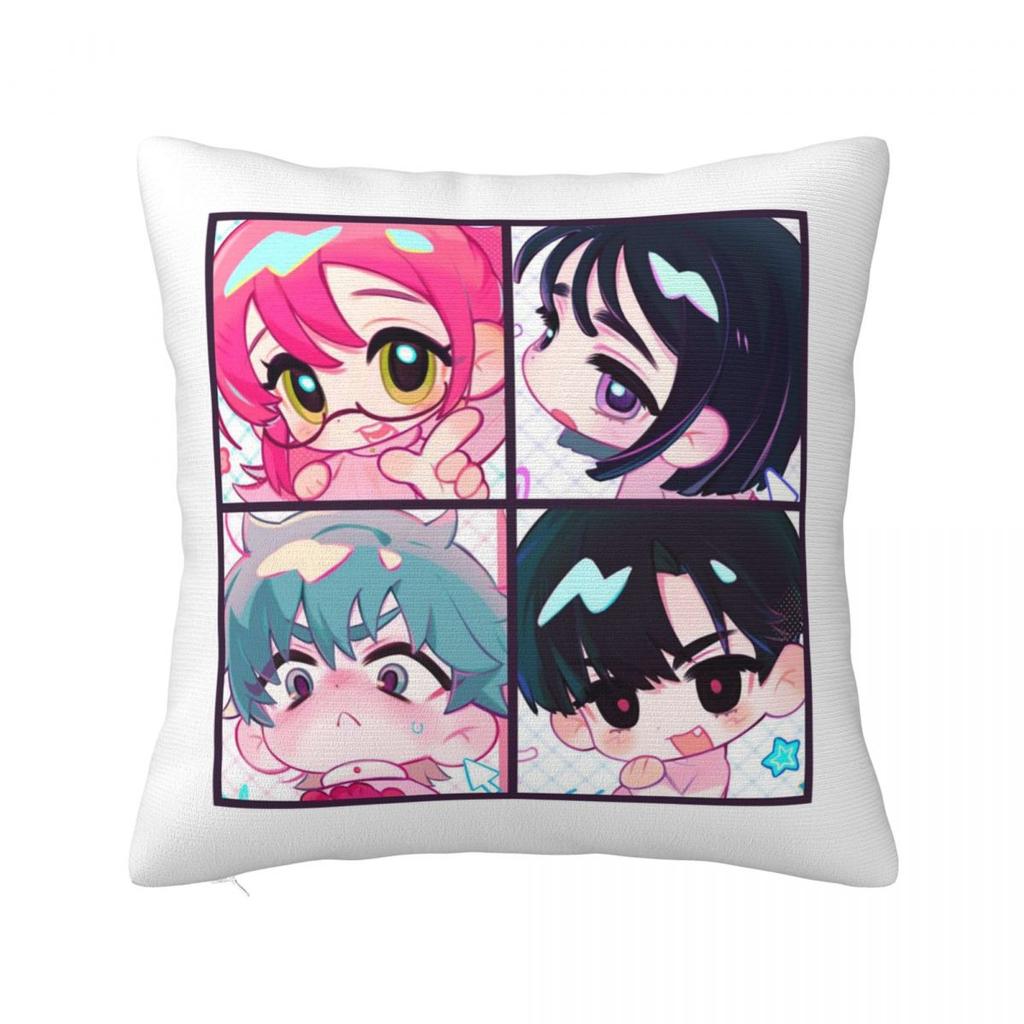 Alien Stage Anime Pillowcase Polyester Cushion Cover Gift Luka Ivan Till Mizi Pillow Case Cover Home Square 40X40Cm