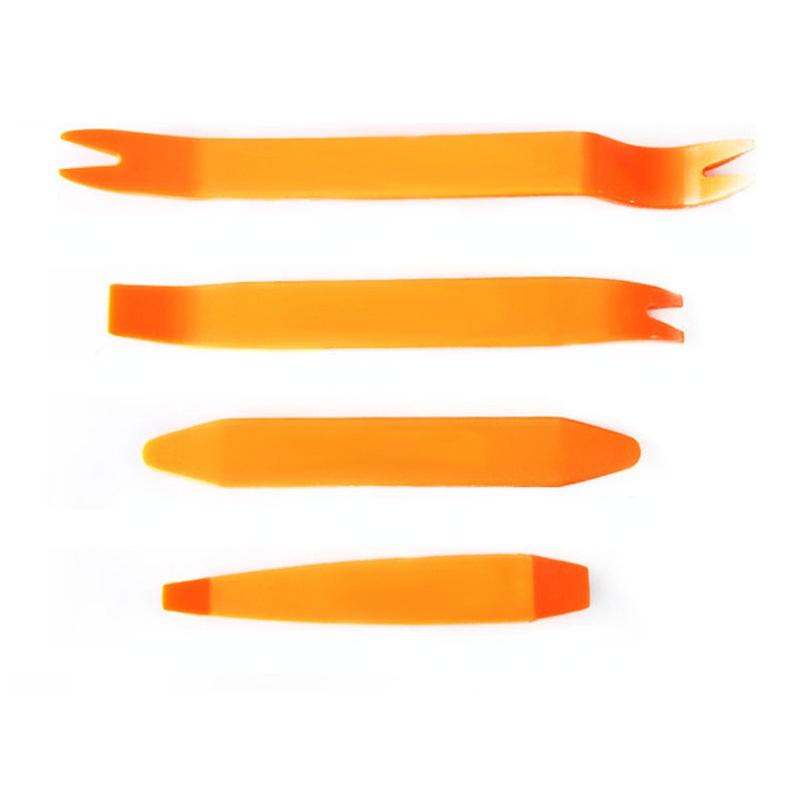 4Pcs Auto Car Radio Panel Door Clip Panel Trim Dash Audio Removal Installer Pry Kit Repair Tool
