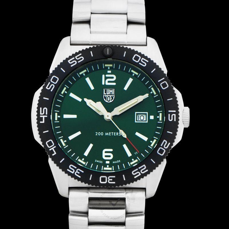 Luminox Часы мужские Sea Pacific Diver изумрудно-зеленого цвета из нержавеющей стали XS.3137