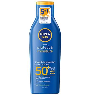 Увлажняющий защитный лосьон Nivea Protect & Moisture SPF50