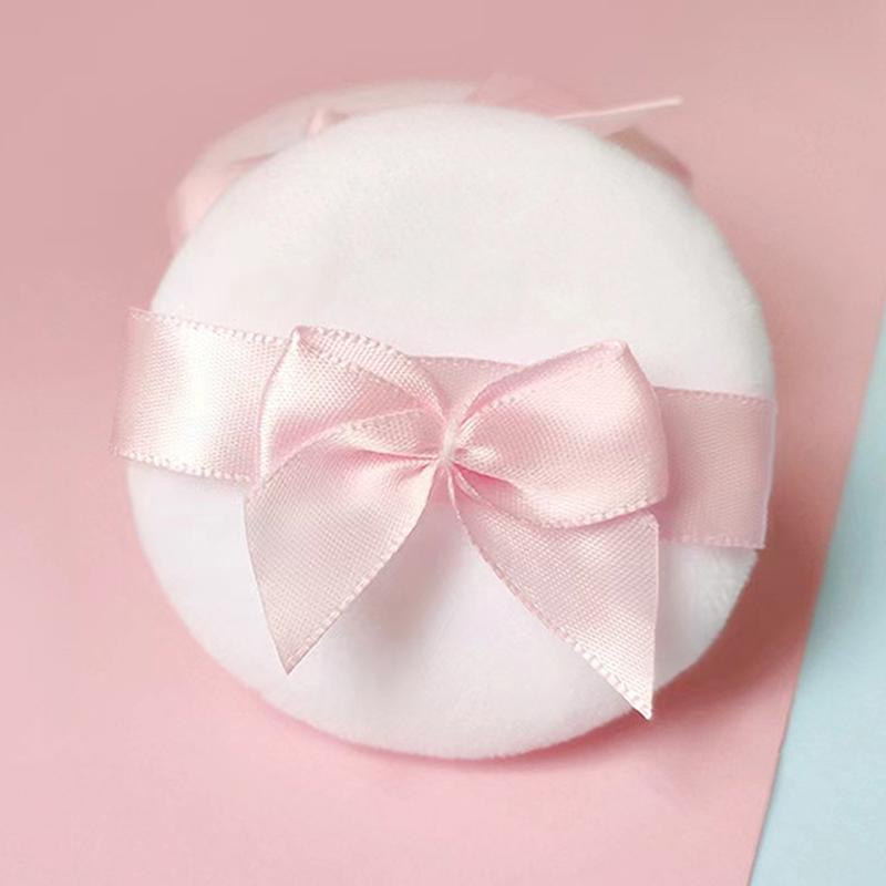 1Pcs Soft Bow Loose Powder Puff Cosmetic Blender Beauty Sponge Soft Powder Puffs Face Foundation Blender Makeup Beauty Tools