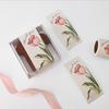 50PCS 6*15cm Thank You Seal Stickers Tulip Flower Floral Tags Package Labels  Online Retails